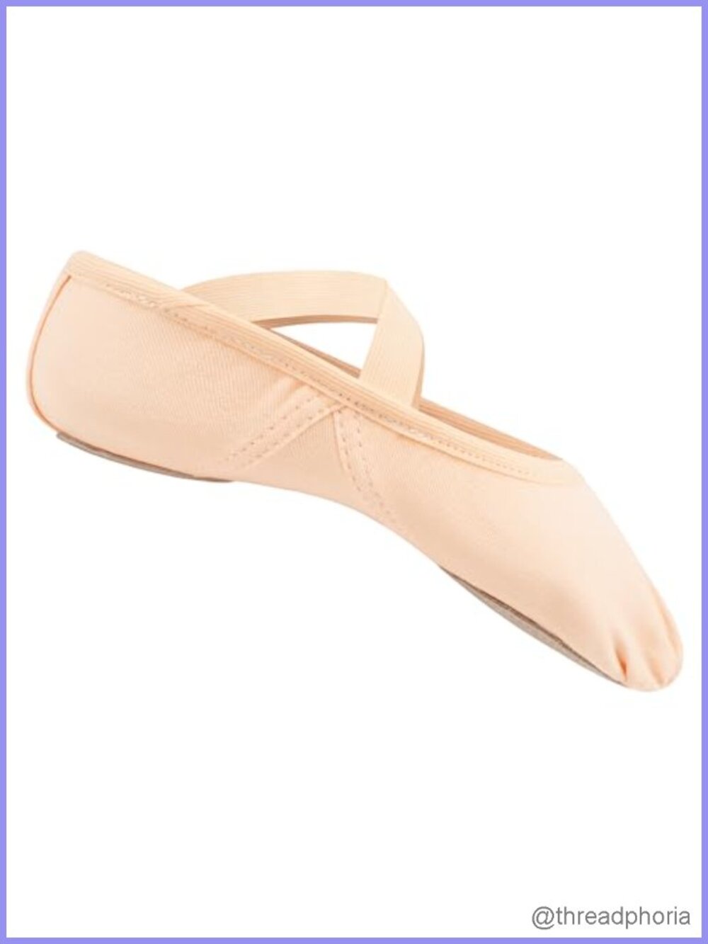 Ballet Dance Slippers Highly Stretch Canvas Split Suede Sole